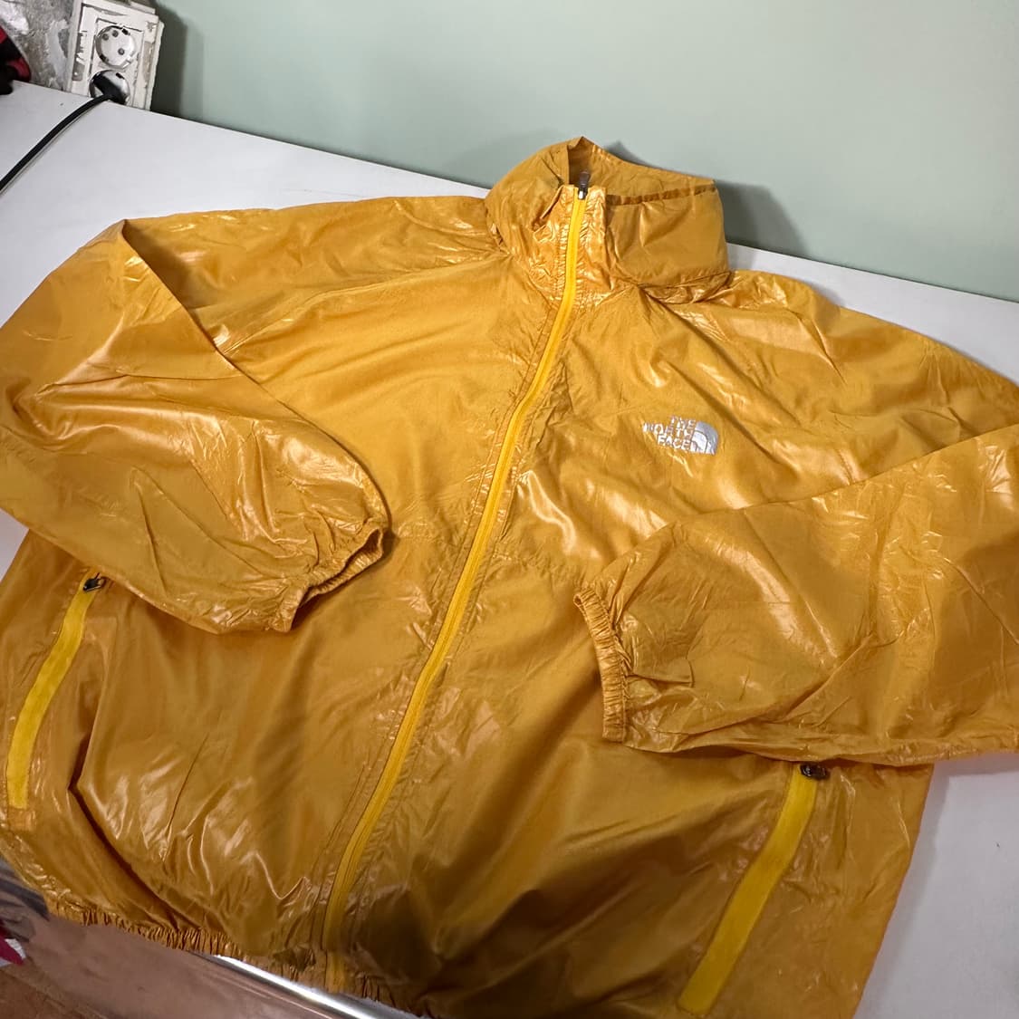 XL 노스페이스 머스타드 히드레인후디 경량 바람막이 상품이미지1