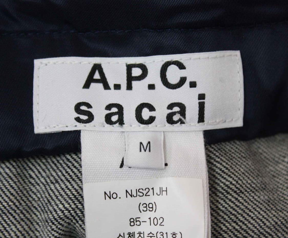 P-6569/아페쎄X사카이 매장판 남성용 청바지 31 상품이미지3