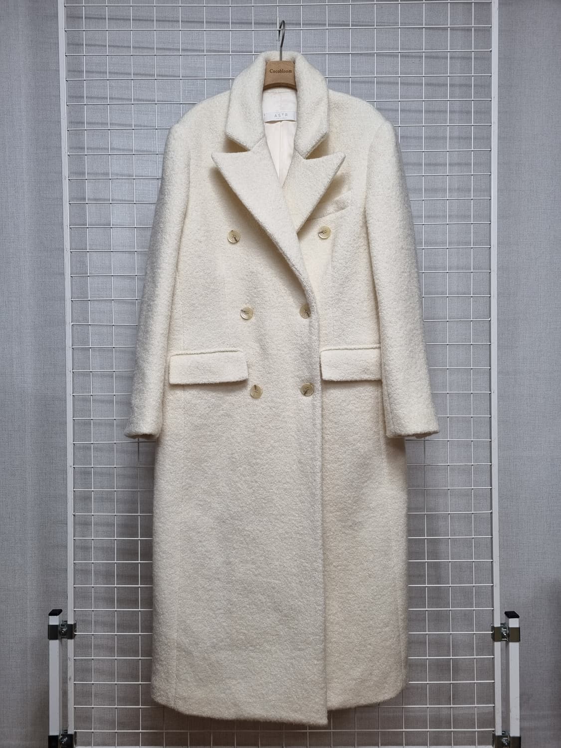 (새상품) ASTR 모직코트 (크림) 상품이미지1
