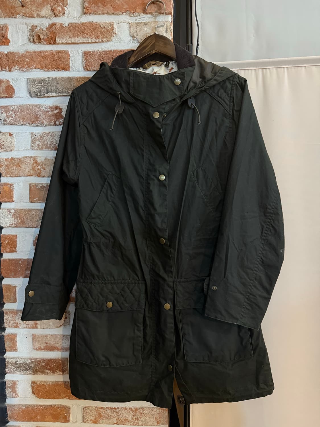 바버 Babour 왁스 자켓 여성 UK8 (55/S) 상품이미지5