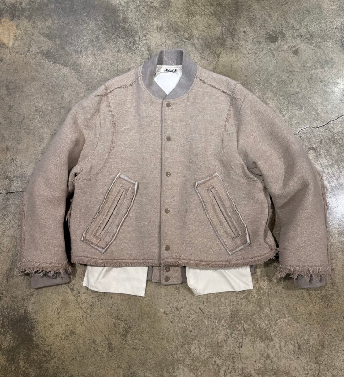 미도리카와 19aw 베이지 울 자켓 -MID19AW-JK06/BEIGE 상품이미지1