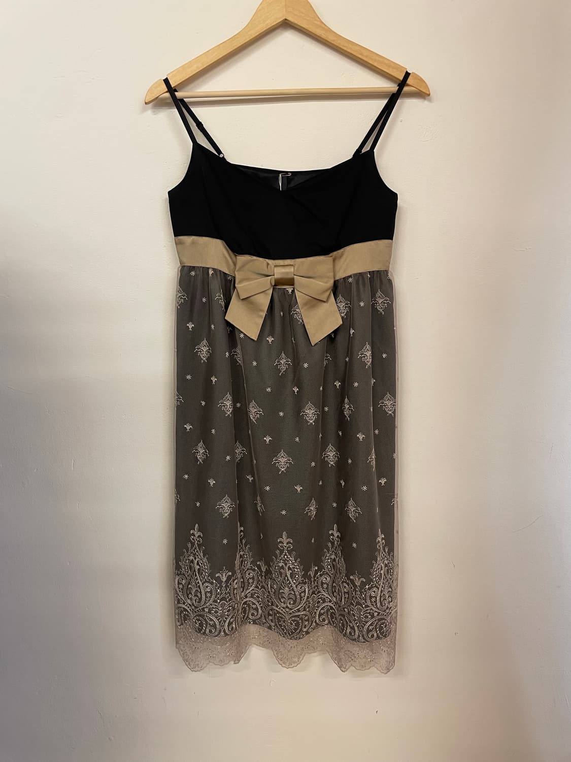 Ribbon lace dress 상품이미지1