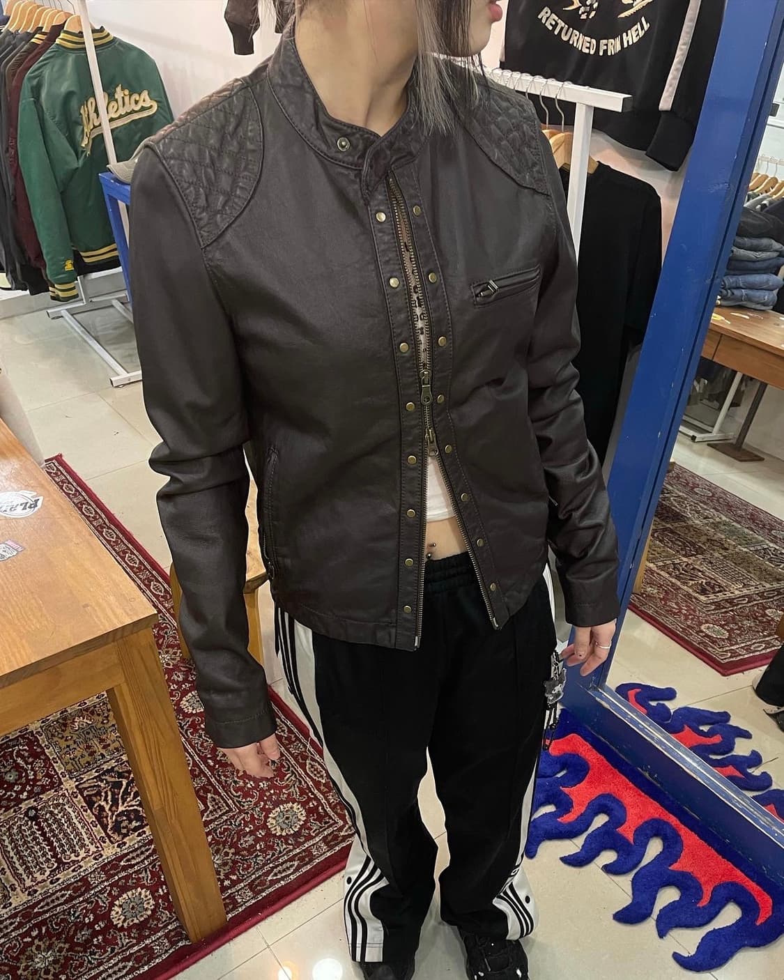 Jpn Vintage Leather Jacket 상품이미지1