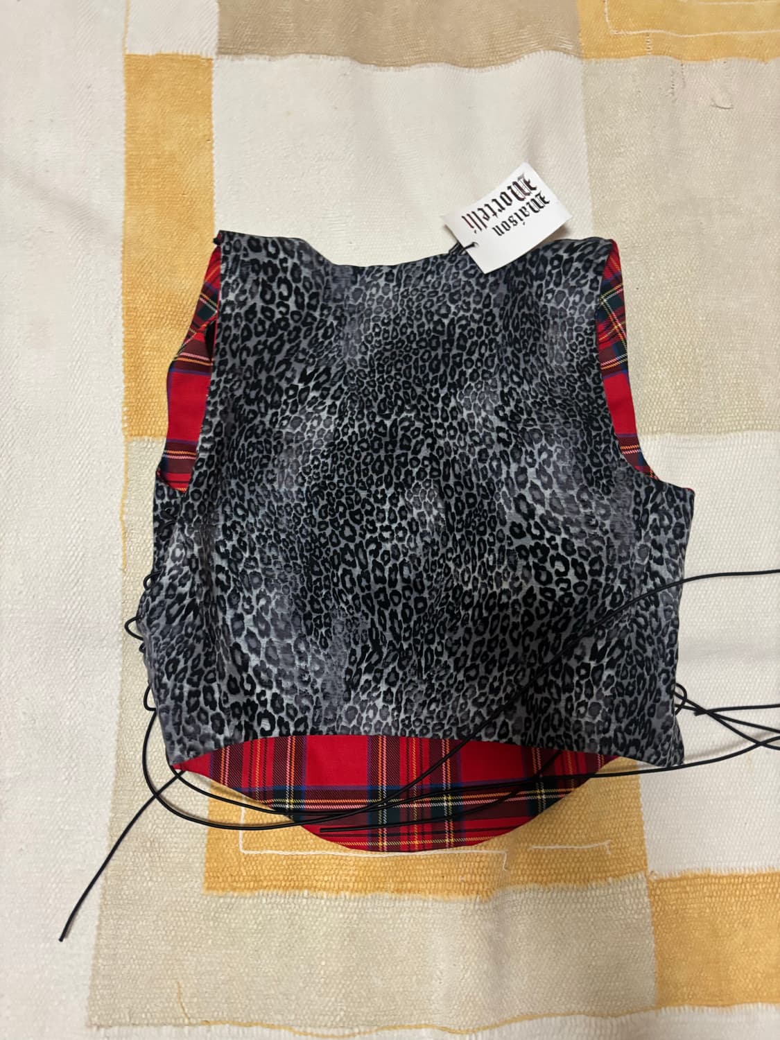 Maison mortelli 리버시블 아일릿 레이어드 나시 상품이미지3