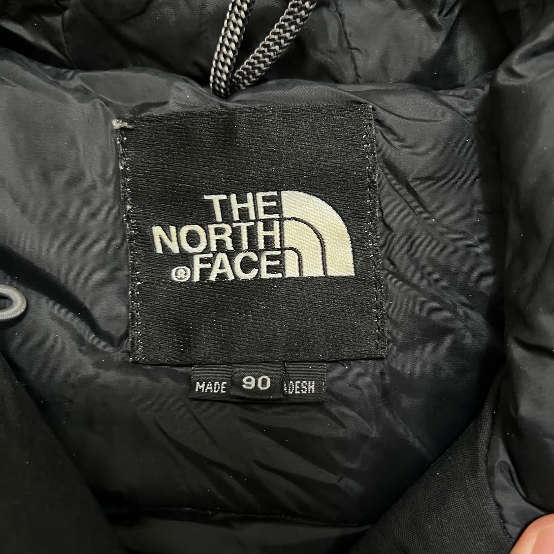 노스페이스 여성 구스다운 후드 패딩 점퍼 [블랙] L/90 상품이미지5