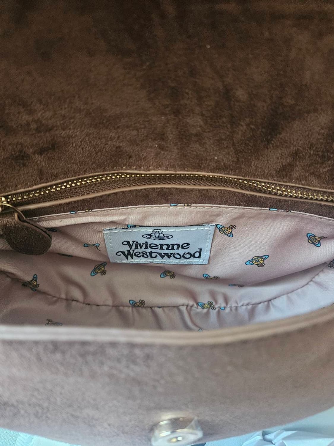비비안웨스트우드 스웨이드 숄더백 새상품 상품이미지8