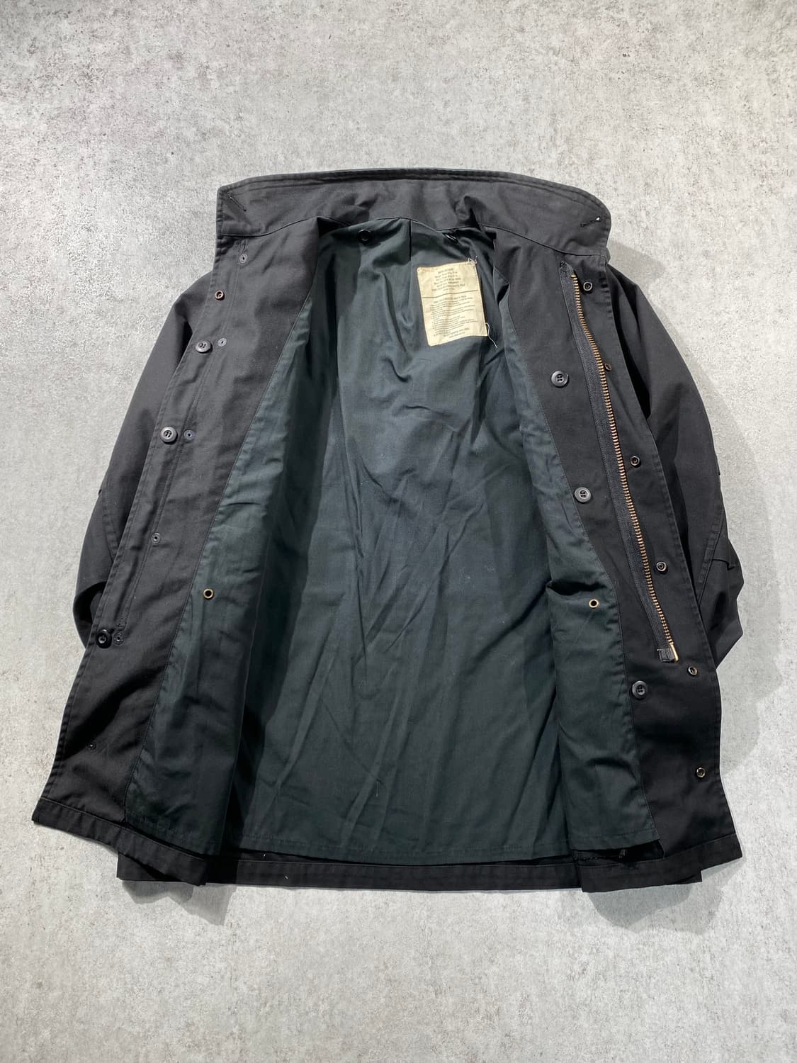 [S] U.S.ARMY M65 미군 밀리터리 필드자켓 블랙 상품이미지4