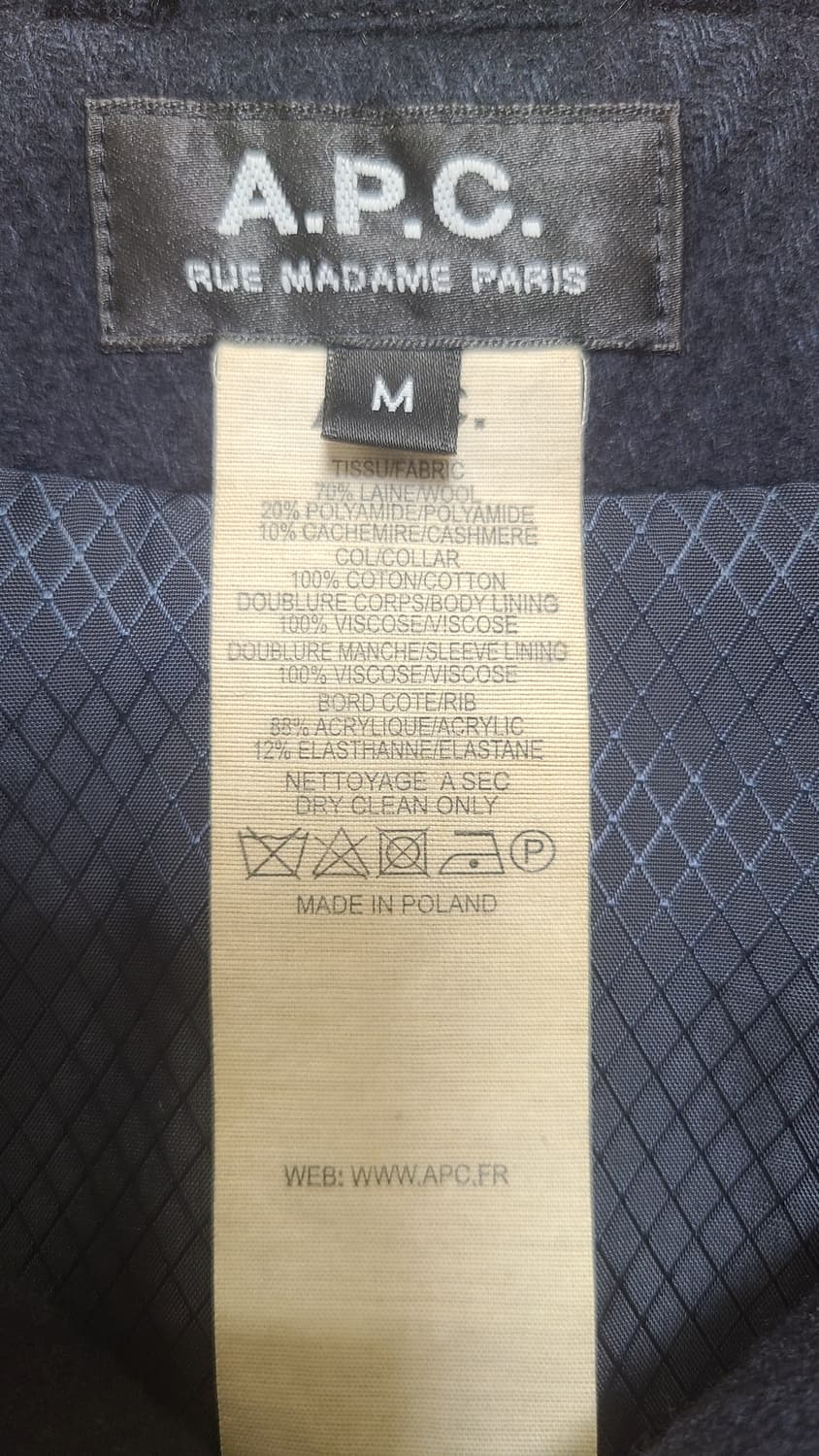 A.P.C 아페쎄 울 캐시미어 자켓 상품이미지7