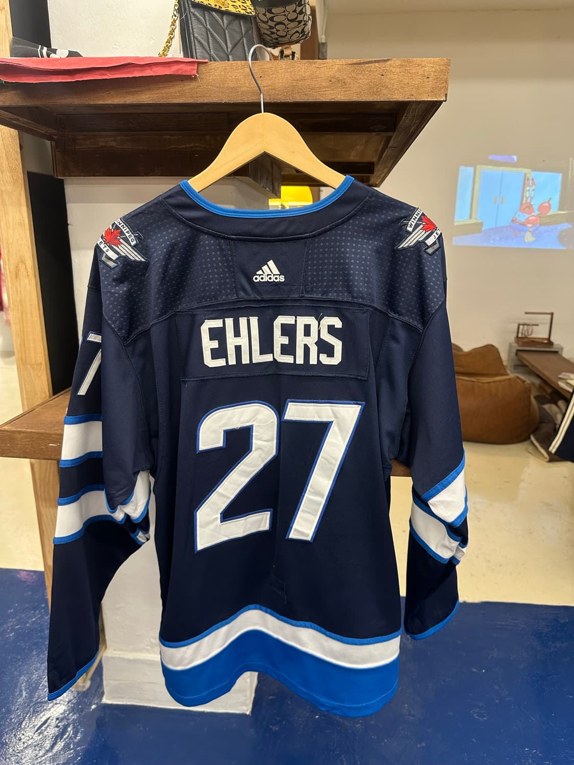 Adidas 아디다스 NHL 위니펙 블록코어 하키져지 상품이미지7