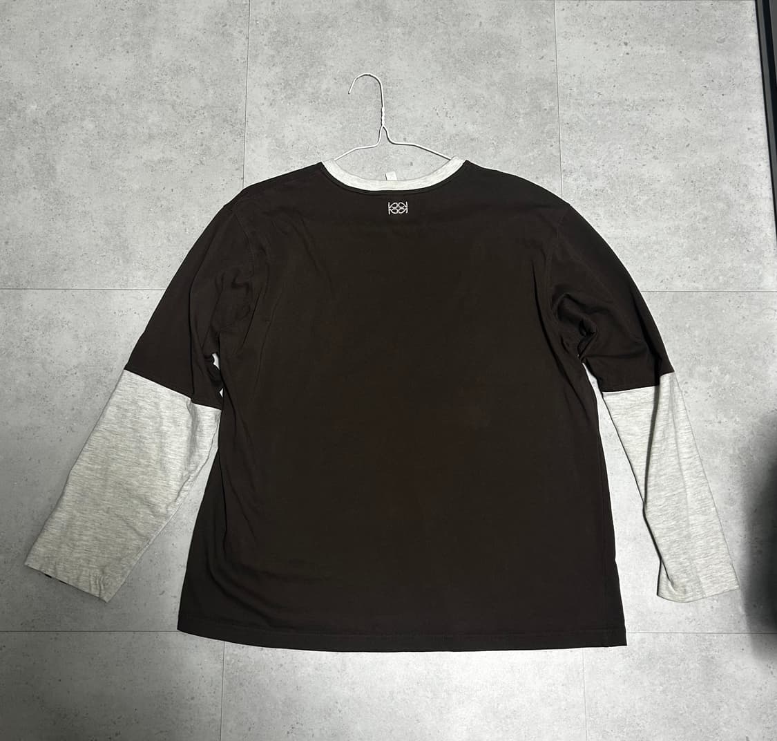 기준 kijun 롱슬리브 나그랑 브라운 L 상품이미지2