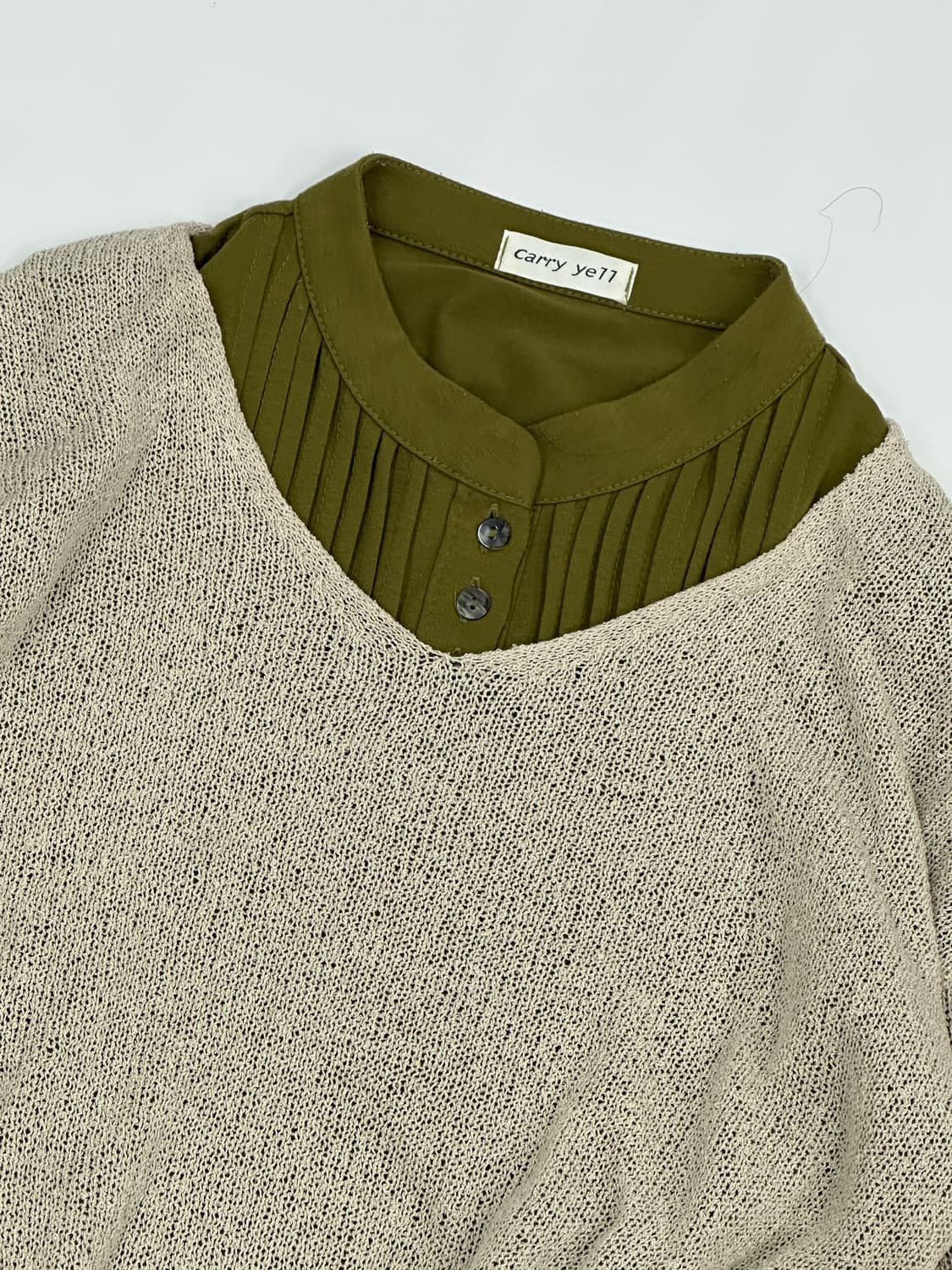 🌿하구미의 에스닉 코디세트🌿 라떼갸루 그런지 히피 머플러  상품이미지5