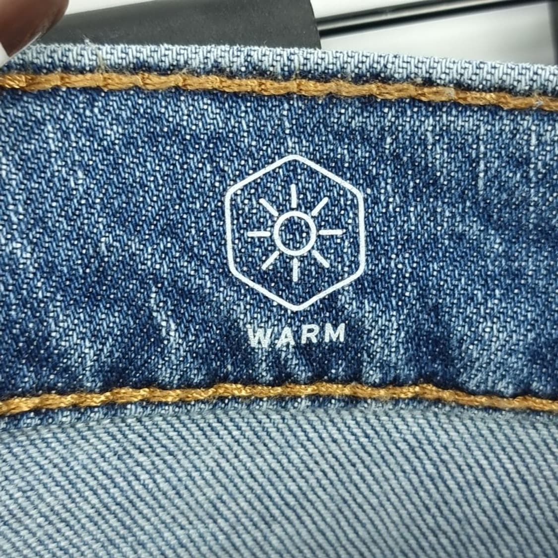 리바이스 502 안감 기모 슬림핏 데님 팬츠 청바지 M16645 상품이미지8