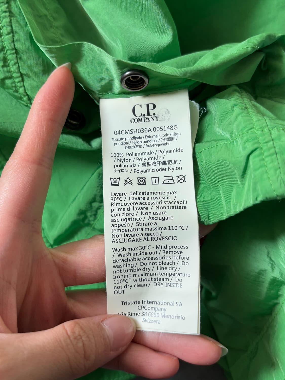 CP 컴퍼니 그린 나일론 자켓 상품이미지8