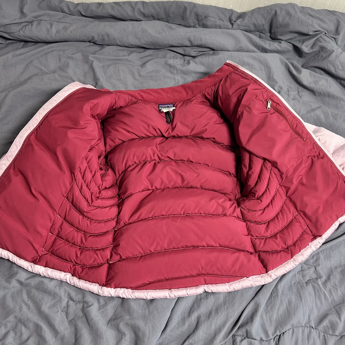 파타고니아 여성 푸퍼 패딩 자켓 라일락 M 상품이미지5