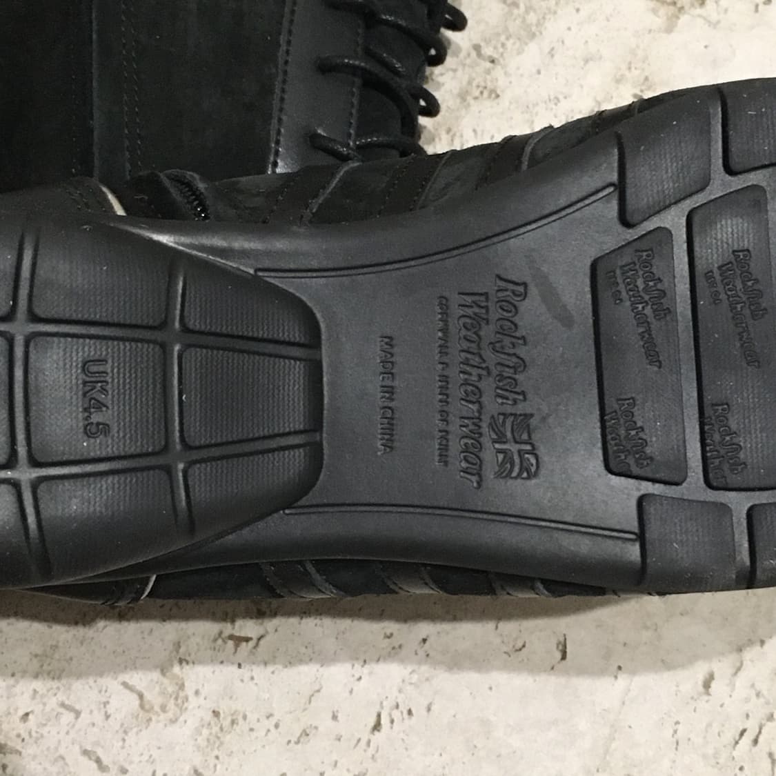 락피쉬 웨더웨어 블리스 레이스업 롱부츠 블랙 상품이미지3