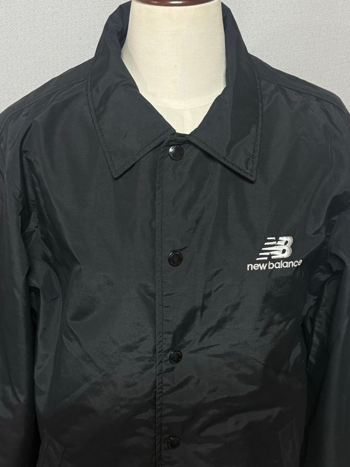 뉴발란스 코치 자켓 블랙 빈티지 바람막이 상품이미지4