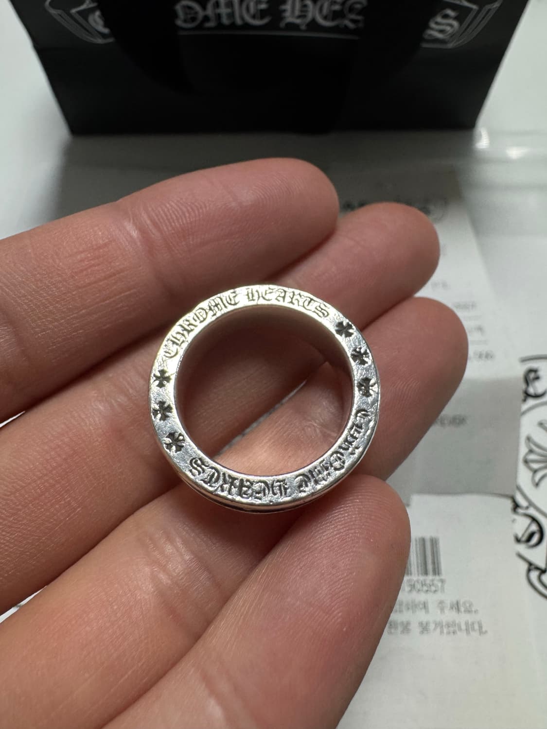 크롬하츠 미니플러스링 18.5호 상품이미지2