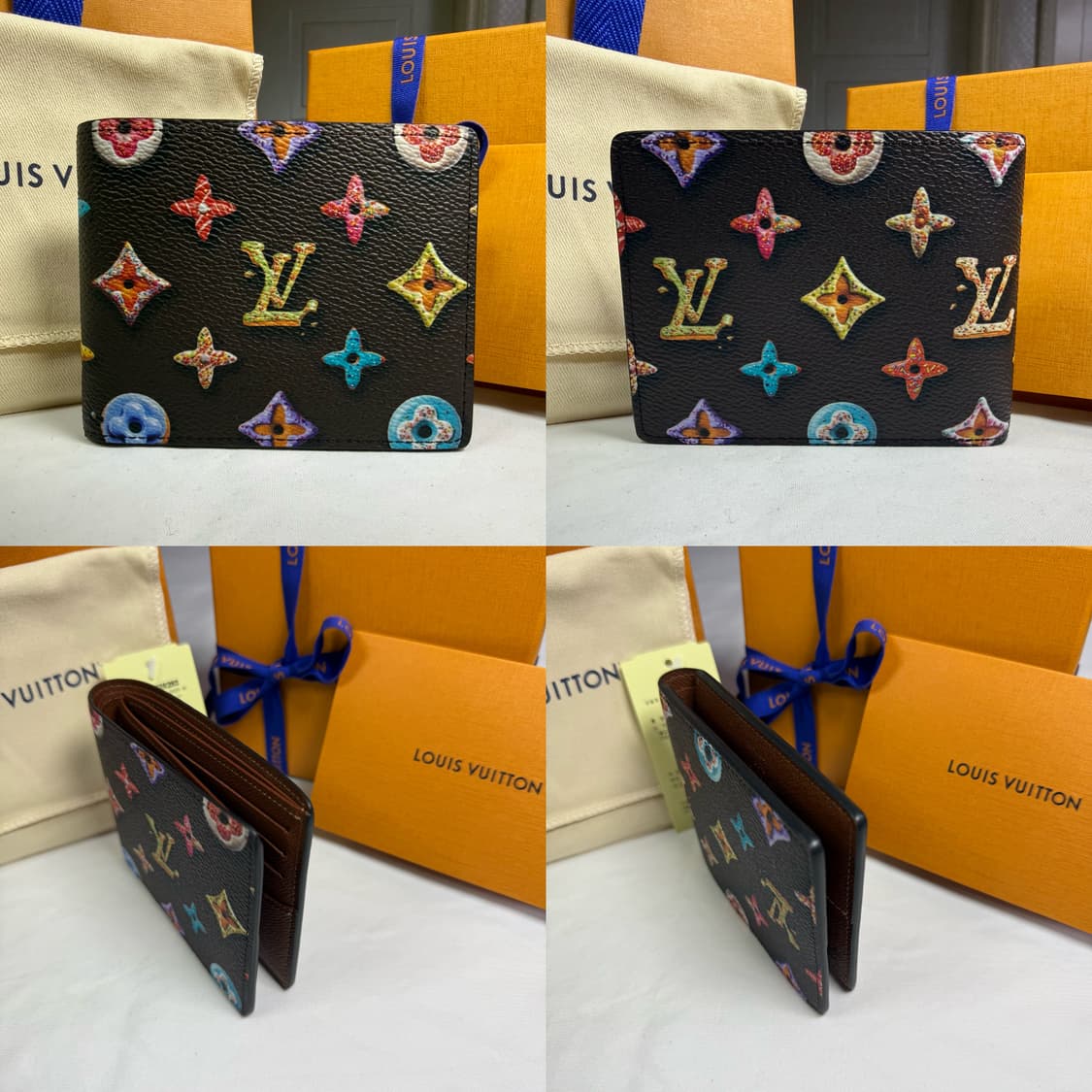 [풀구성] 루이비통 모노그램 도넛 슬렌더 월릿 초콜릿 반지갑 상품이미지2