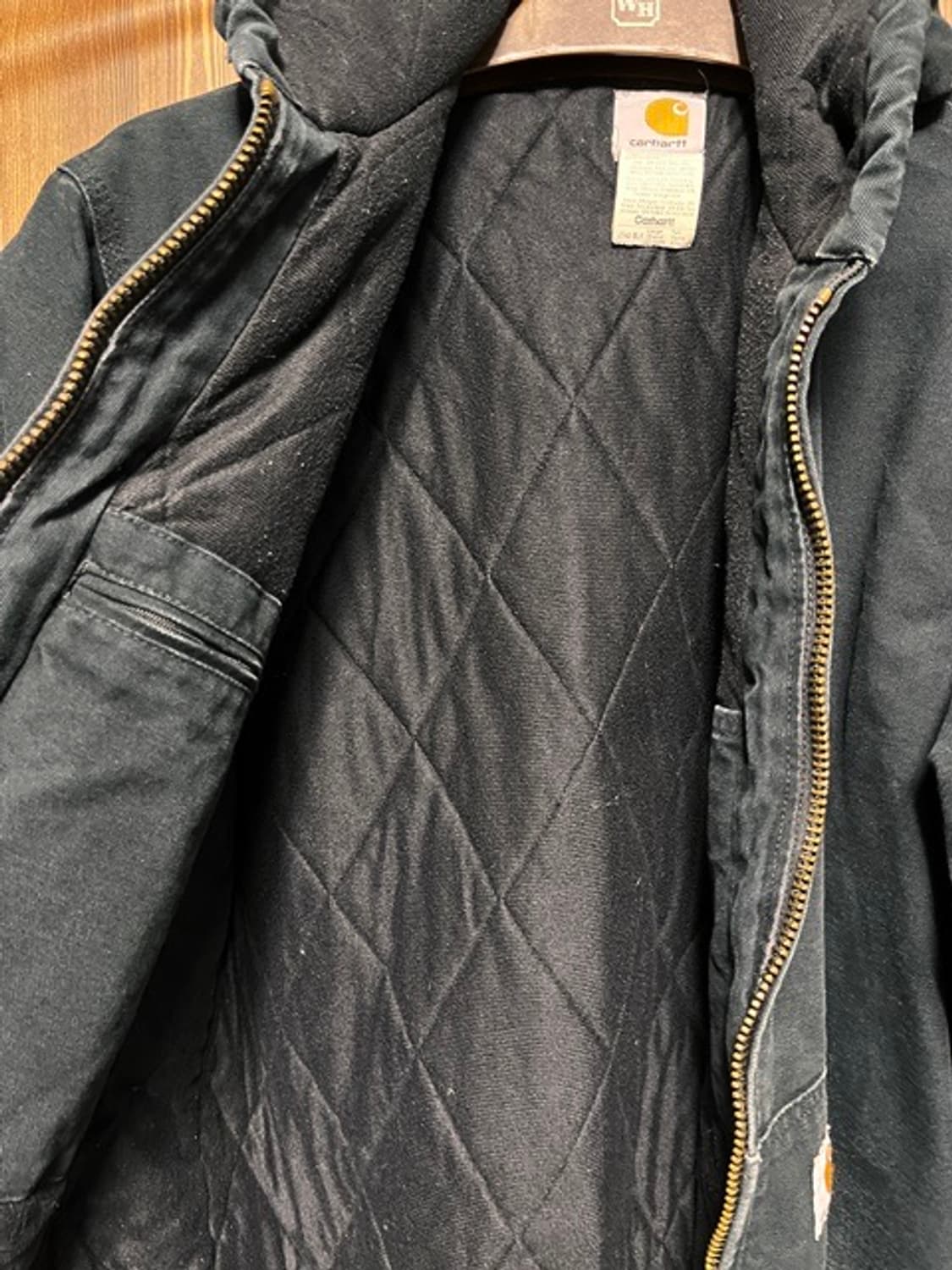 칼하트  j140 후드 집업 블랙 L 상품이미지6