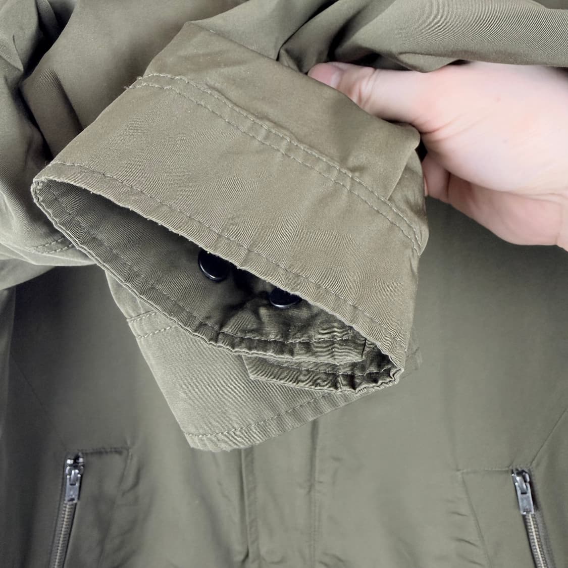 (95) 커스텀멜로우 나일론 야상 자켓 카키 상품이미지3
