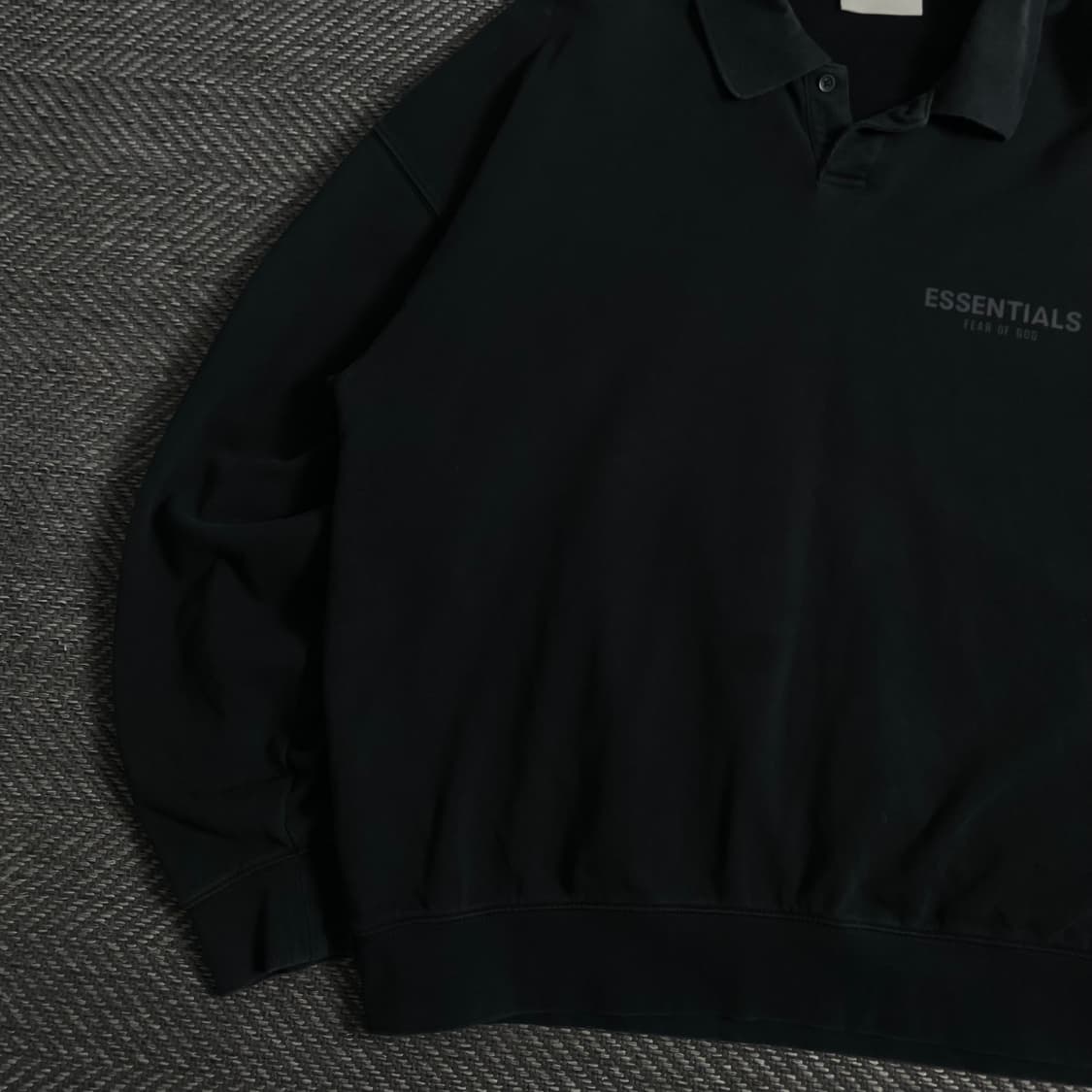 피어오브갓 에센셜 박시핏 롱슬리브 블랙y 3774 상품이미지4