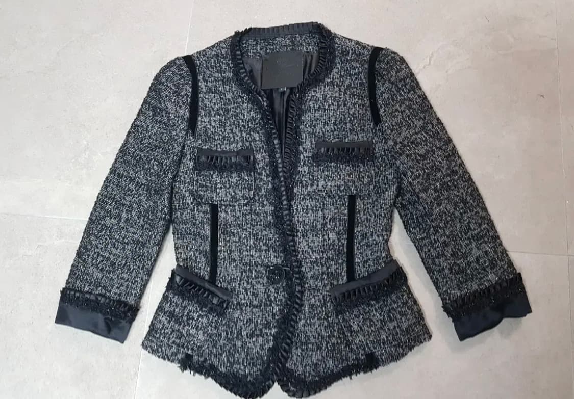 오즈세컨 트위드 자켓 44 상품이미지1