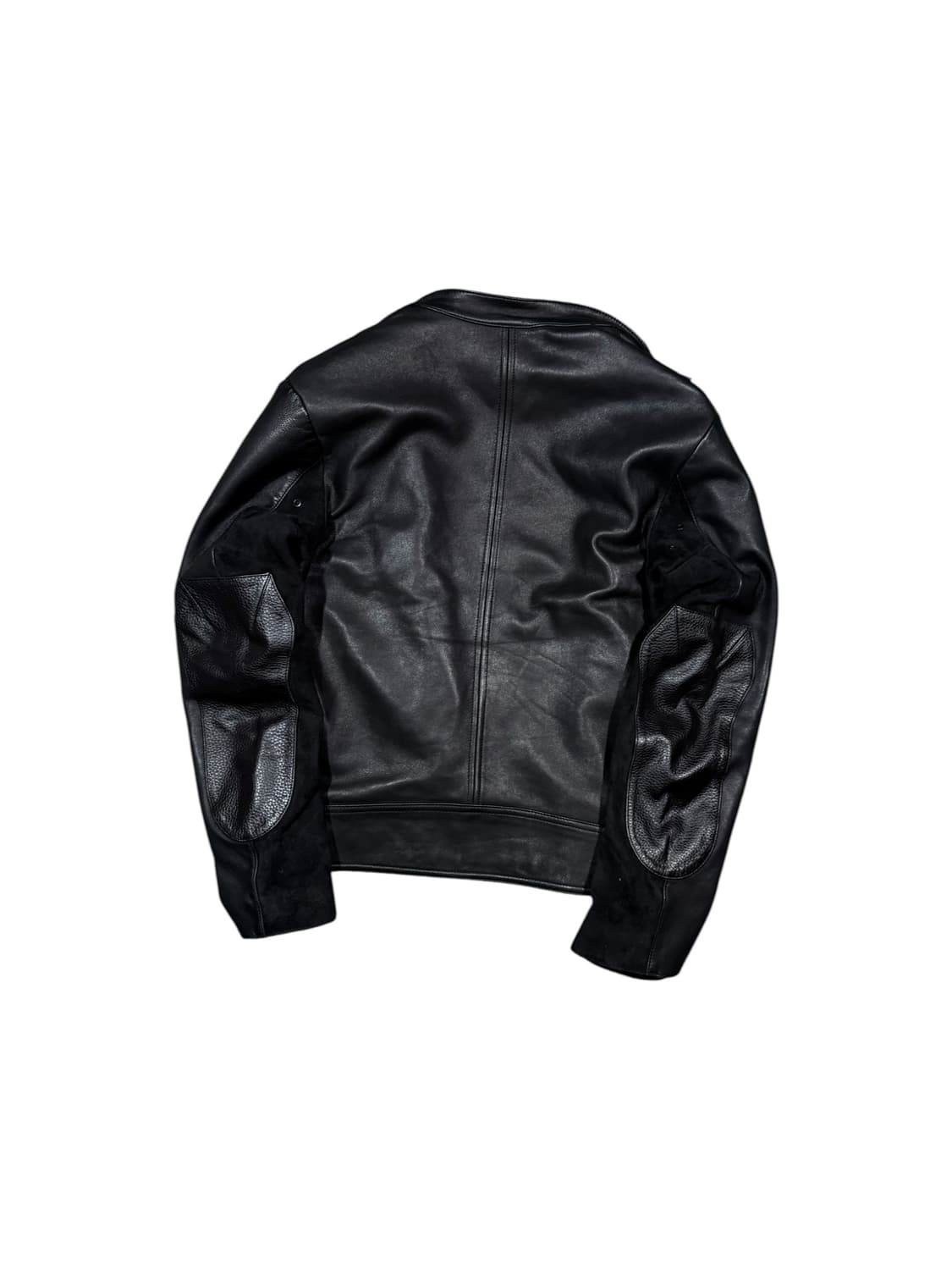 Solid Homme 솔리드옴므 레더패치 후드 레더자켓 상품이미지4