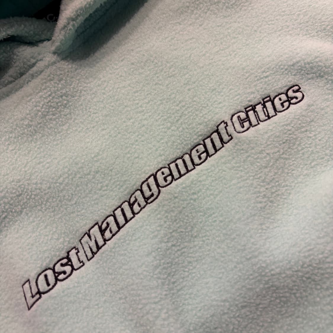 [M] 엘엠씨 LMC 플리스 후드티 민트 D102 상품이미지4