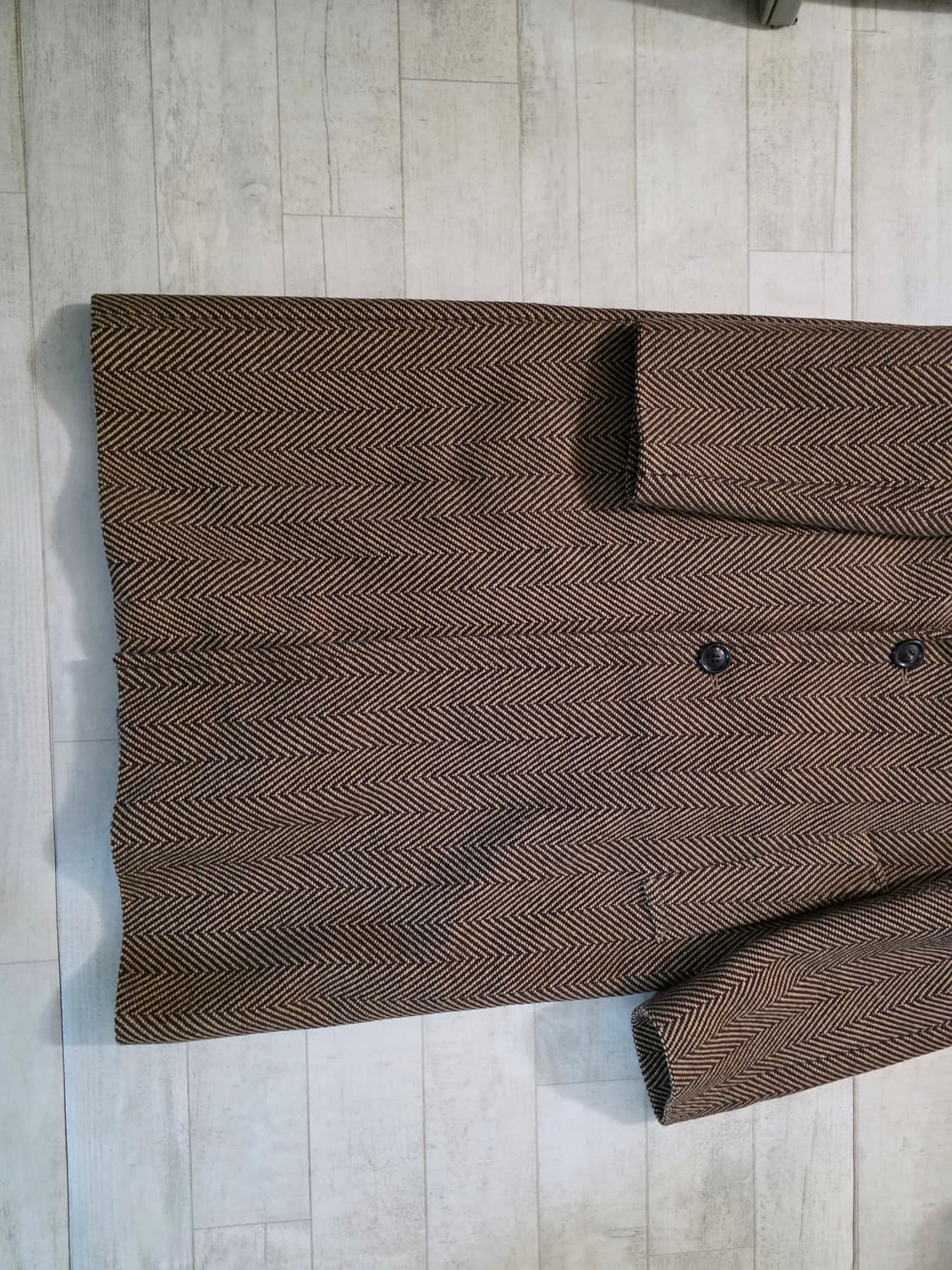 앤더슨벨 미구엘 헤링본 레글런 코트 M 상품이미지3