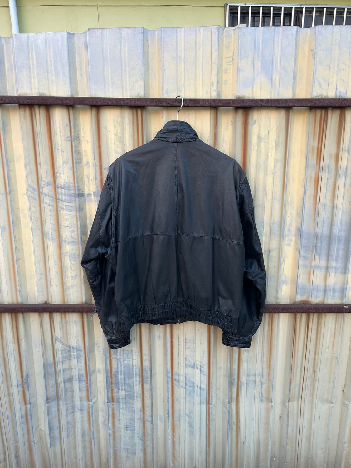 Vintage 리얼 레더 붐버자켓 상품이미지3