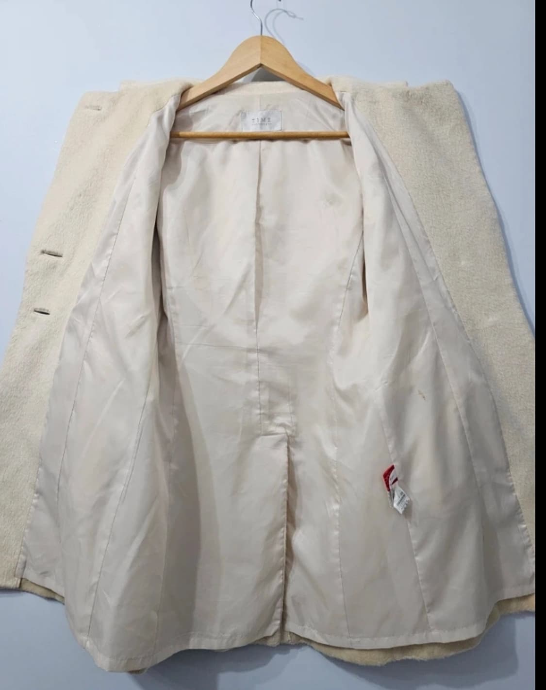타임 TIME 아이보리 코트 ~55반 상품이미지5