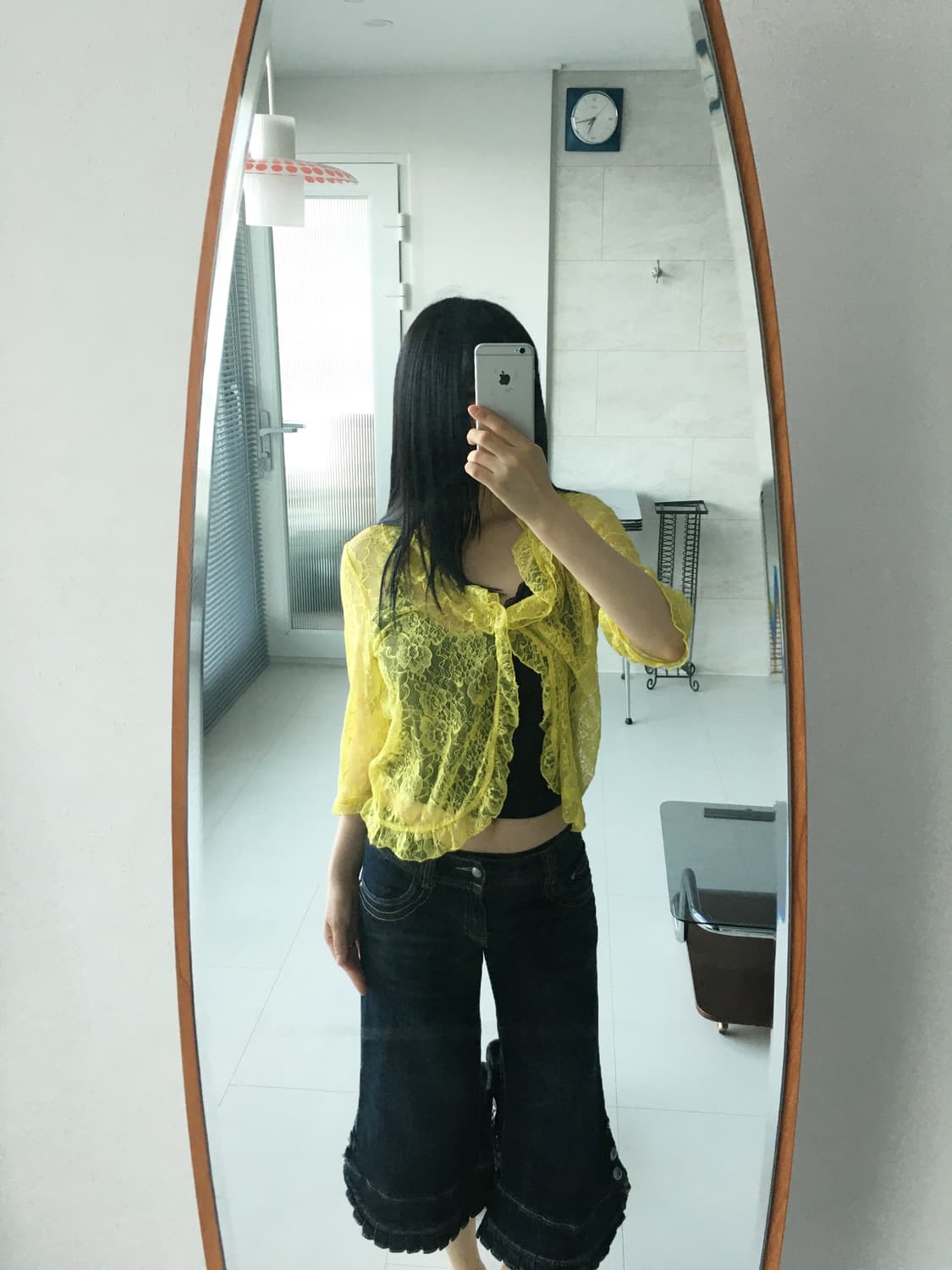 sheer floral lace top 상품이미지3