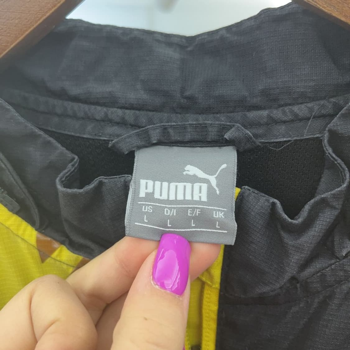 퓨마 올드스쿨 보루시아 도르트문트 바람막이 자켓 L C06847 상품이미지5