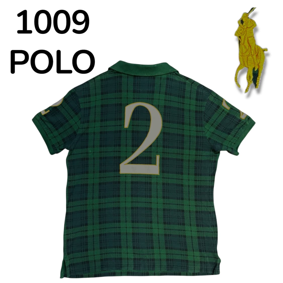 폴로 블랙워치 빅포니 반팔 PK티 커스텀핏 L 상품이미지3