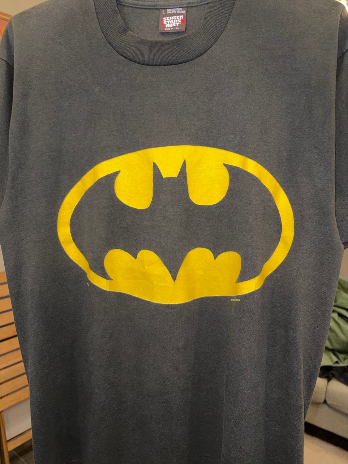 80’s Batman DC promo logo single T-shirt 상품이미지6
