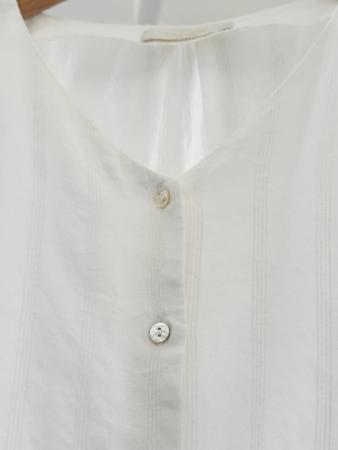 Wide design jacquard fabric shirt top 상품이미지4