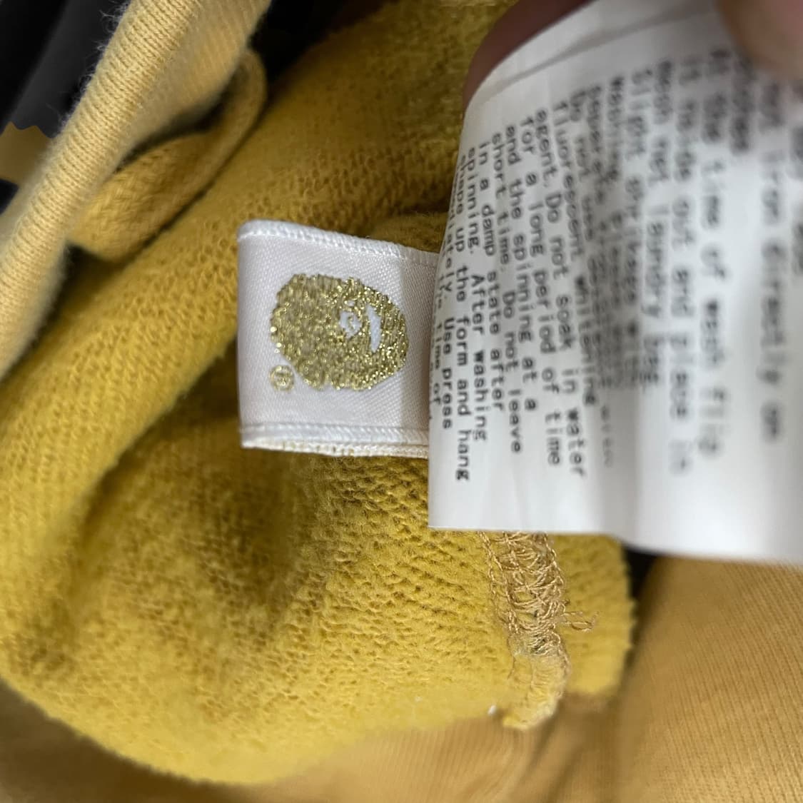 베이프 Bape 1st 카모 황계 스웻 조거 팬츠 상품이미지5