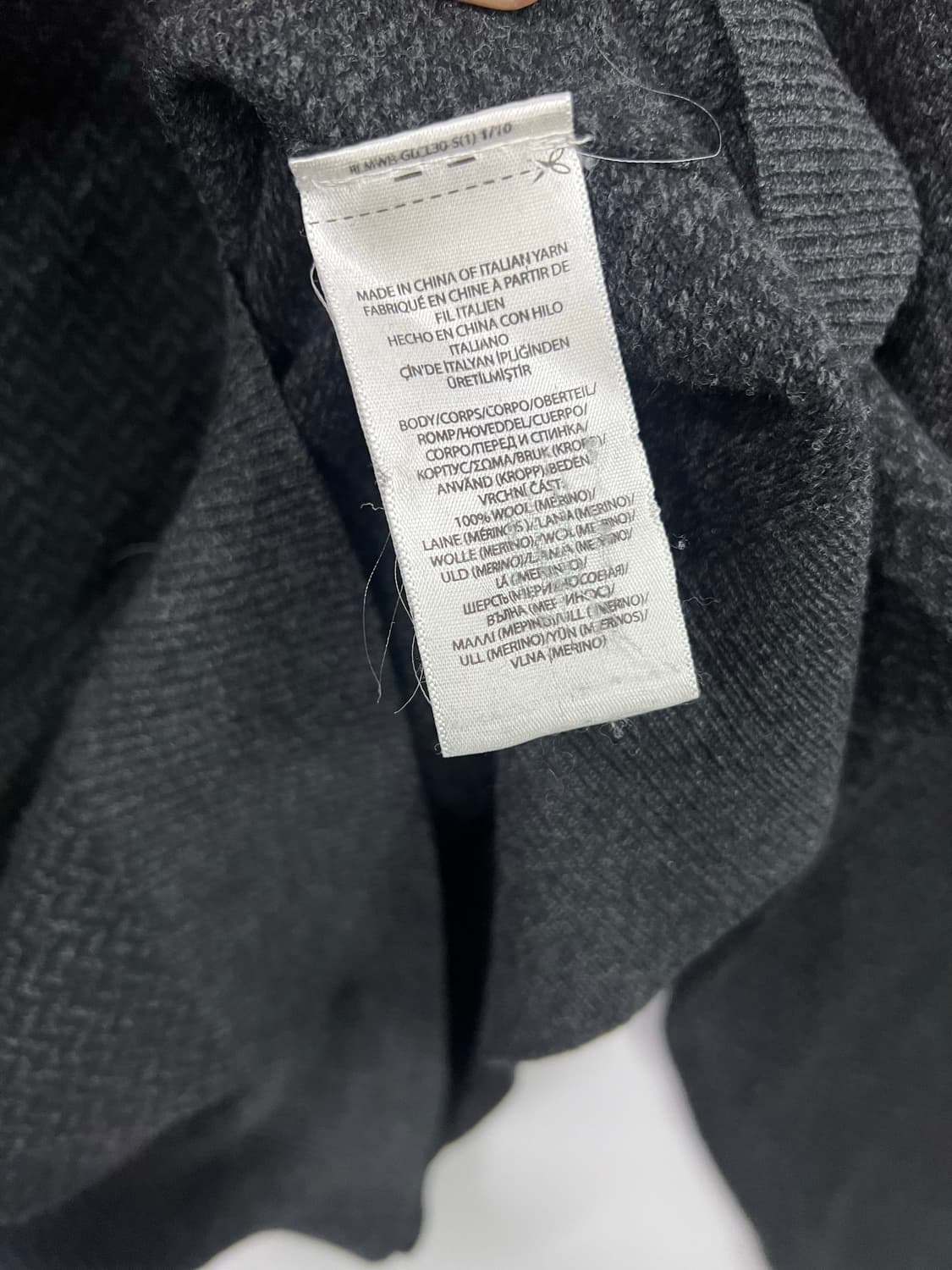 폴로 블랙 니트  상품이미지3