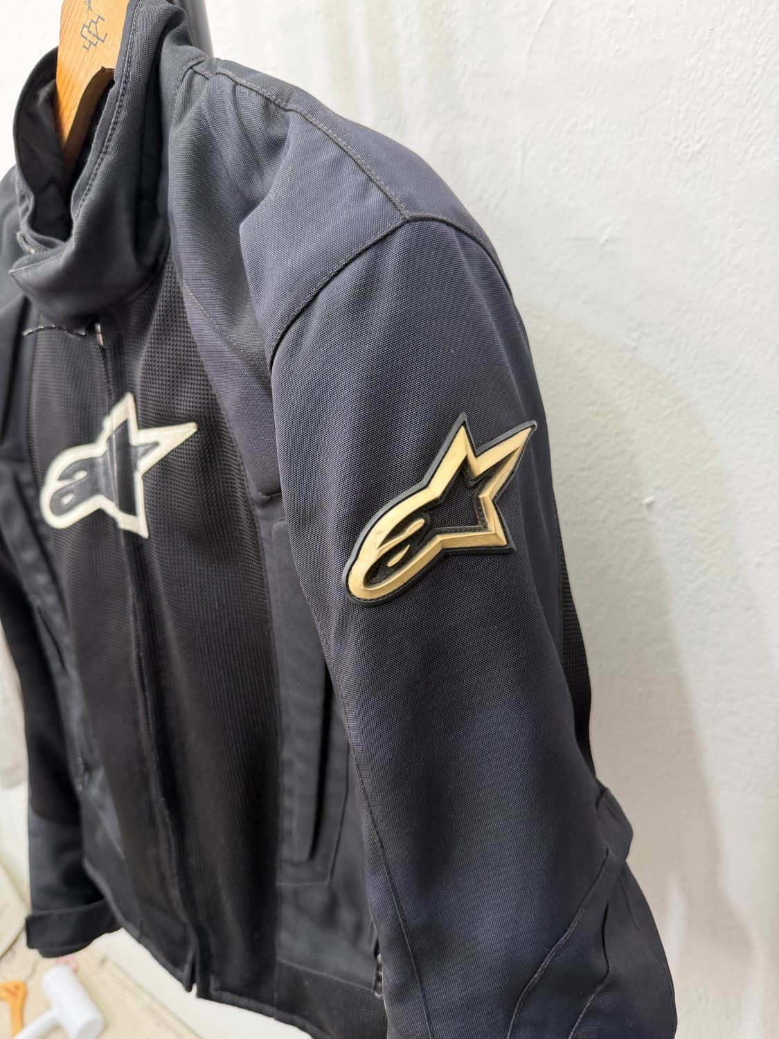 정품) 알파인스타 블랙 오토바이 바이크자켓 S 상품이미지3