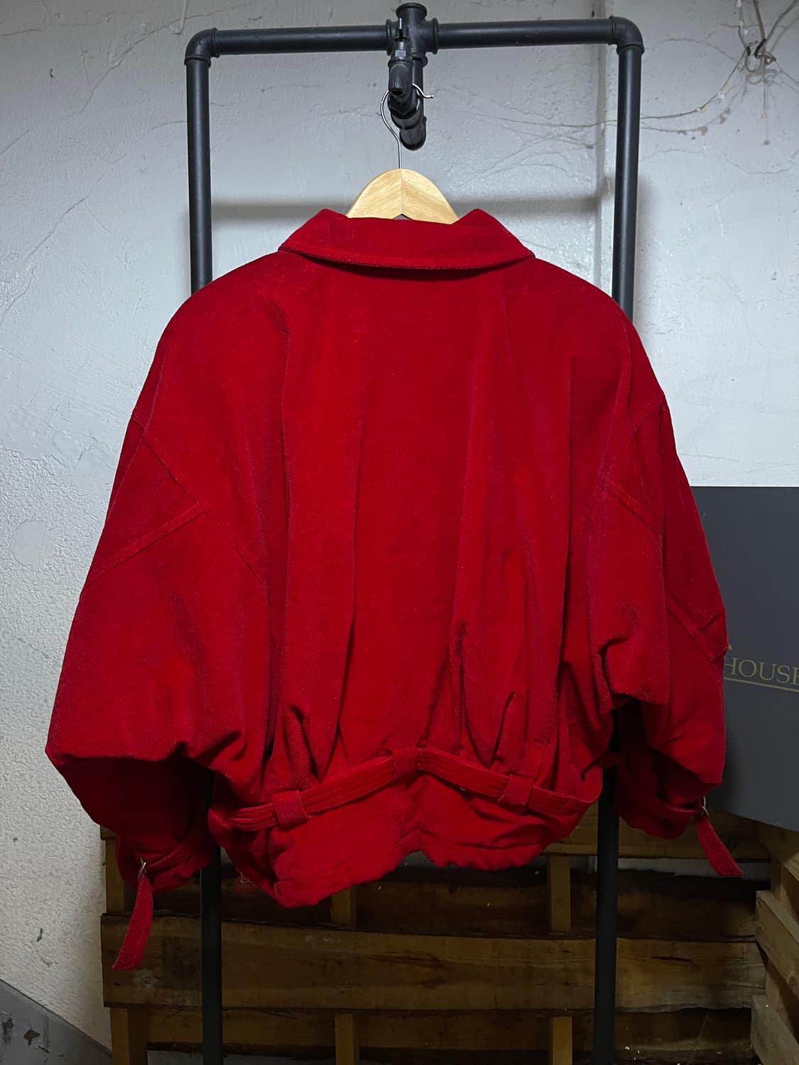 Made in Singapore 딥레드 자켓 상품이미지2