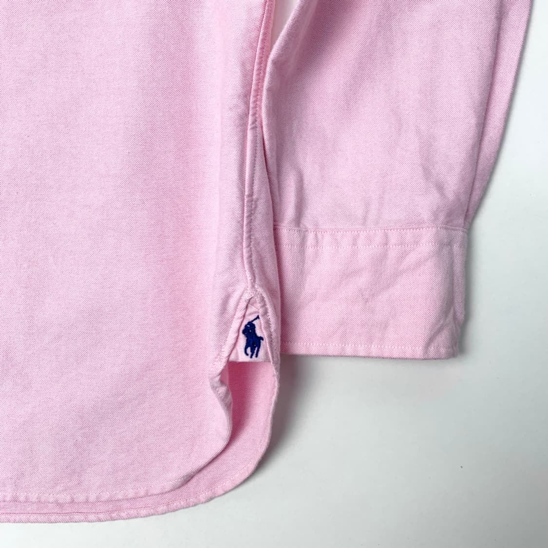 [15/38/정품] 폴로랄프로렌 옥스포드 라운드 핑크 셔츠 상품이미지3