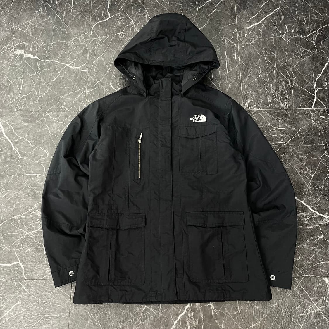 여성용 노스페이스 써드 테크포켓 후드 바람막이 자켓 상품이미지2