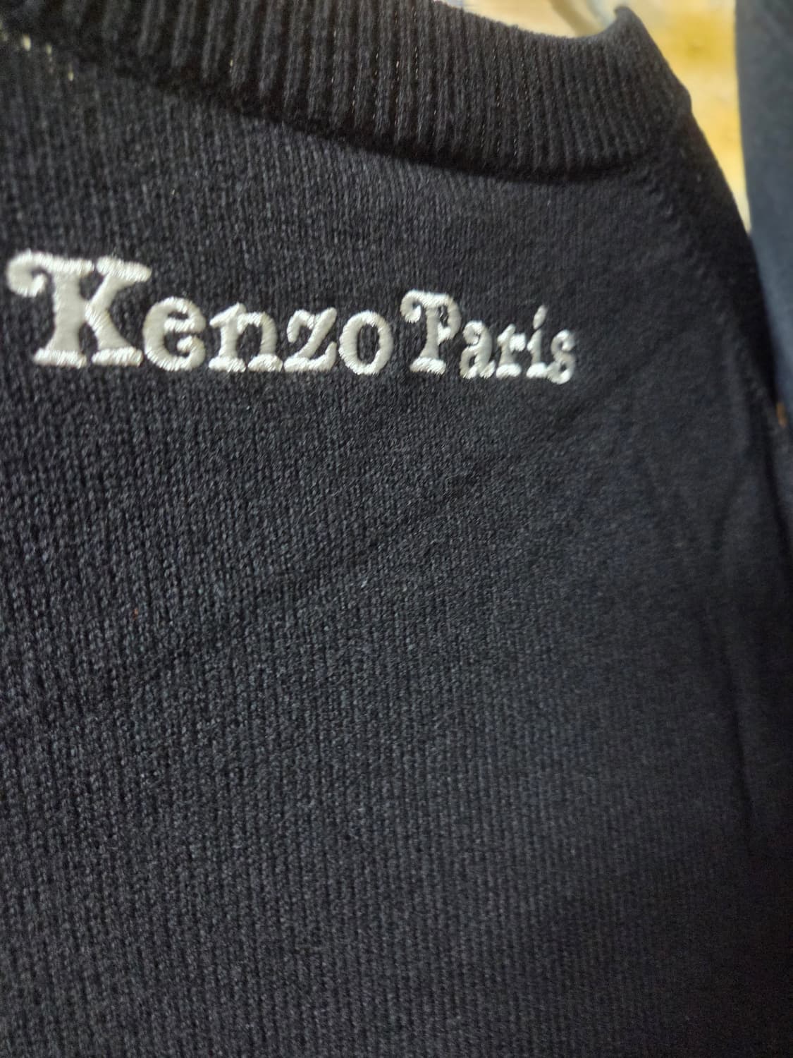 겐조 x 베르디 마켓 젠더리스 자수 점퍼 블랙 상품이미지3