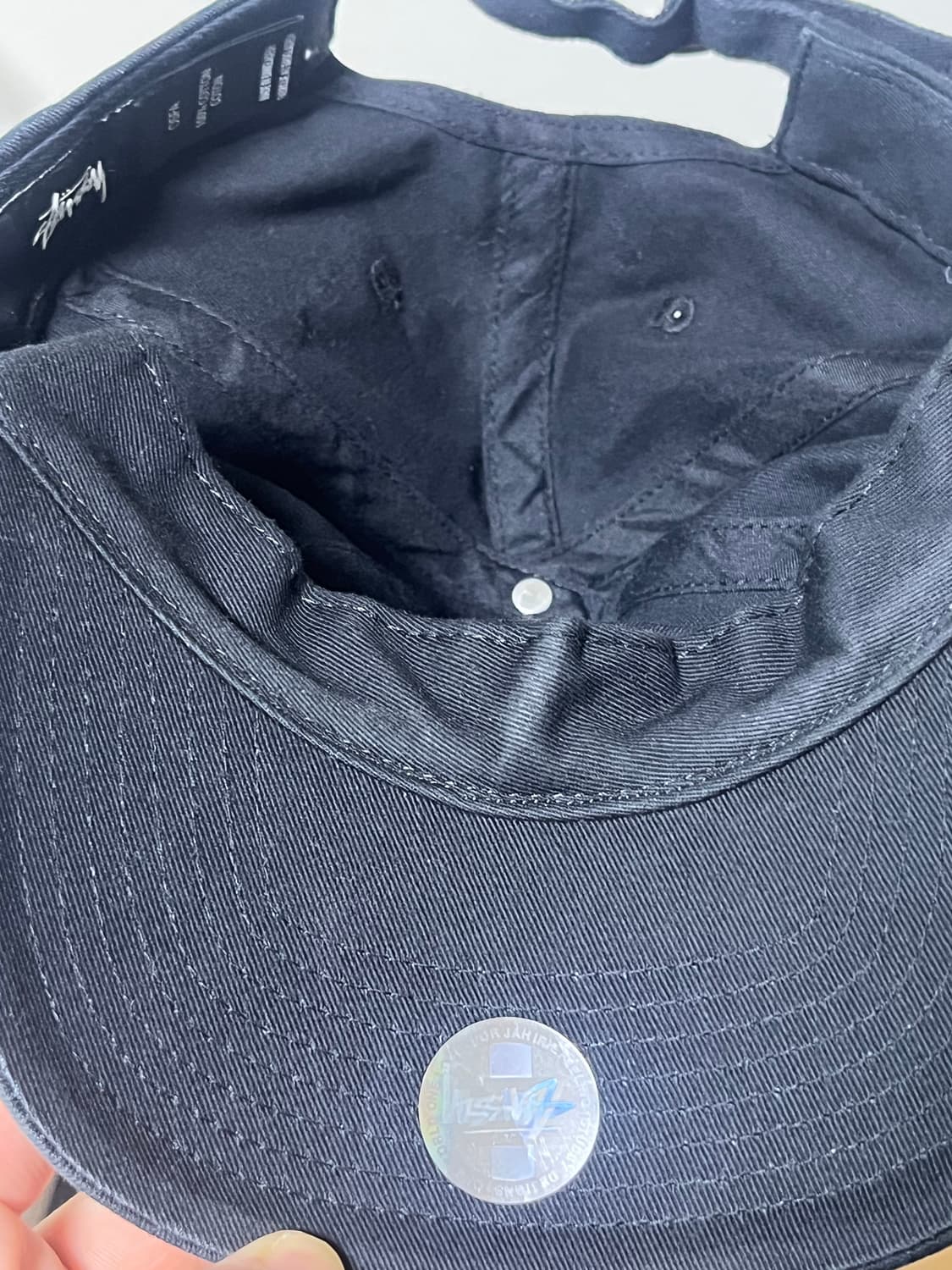 스투시 스탁 로우 프로 캡 블랙 볼캡 상품이미지3