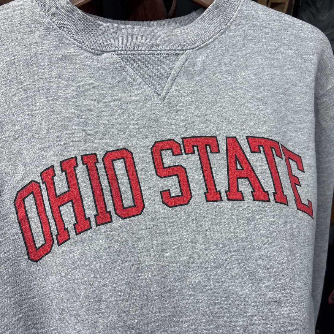 90s 제이 아메리카 오하이오 칼리지팀 스웻셔츠 V-인서트 N706 상품이미지5