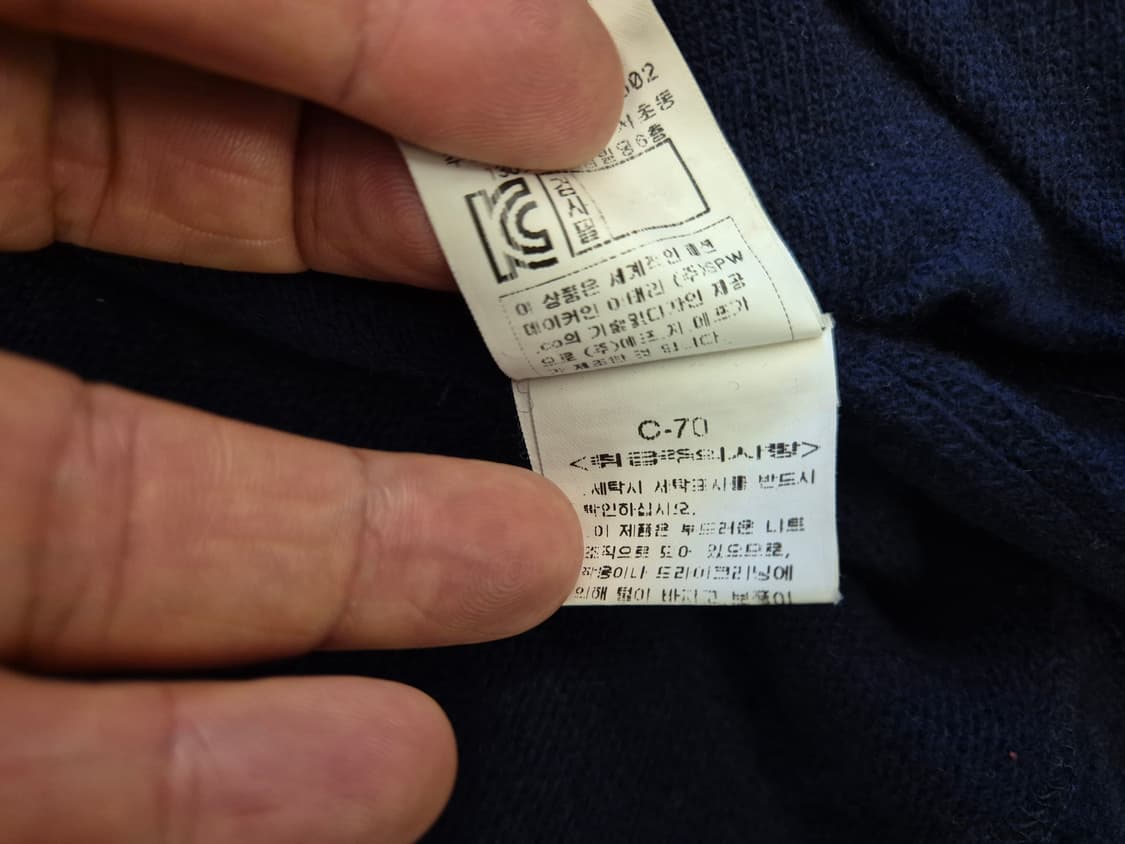 00s C.P COMPANY 고글 후드 니트 짚업 상품이미지8