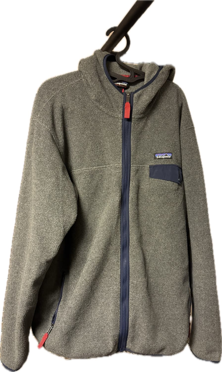 파타고니아 신칠라 후드집업 플리스 후리스 그레이 L사이즈 상품이미지1