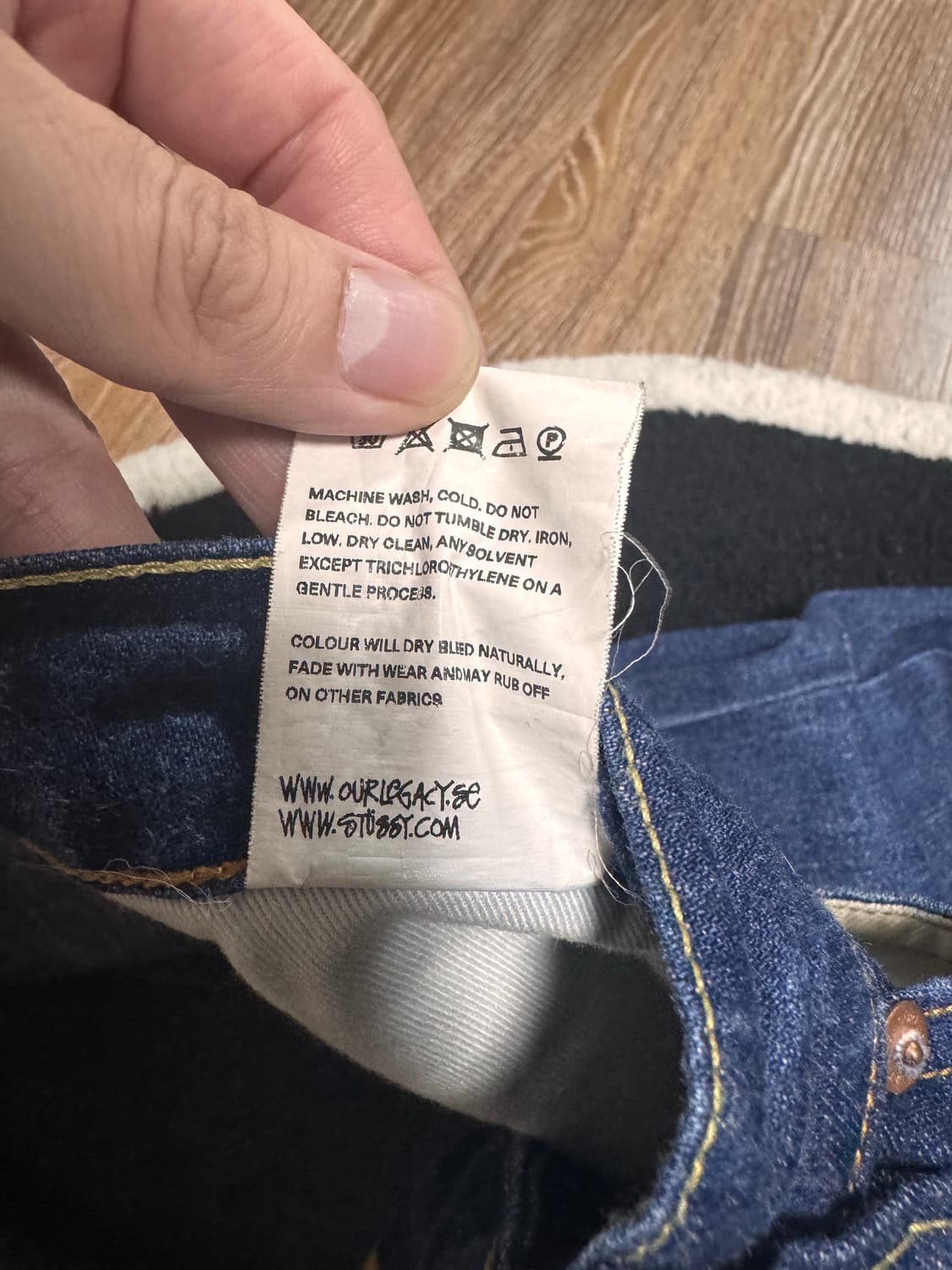 Our Legacy X Stussy indigo 상품이미지4