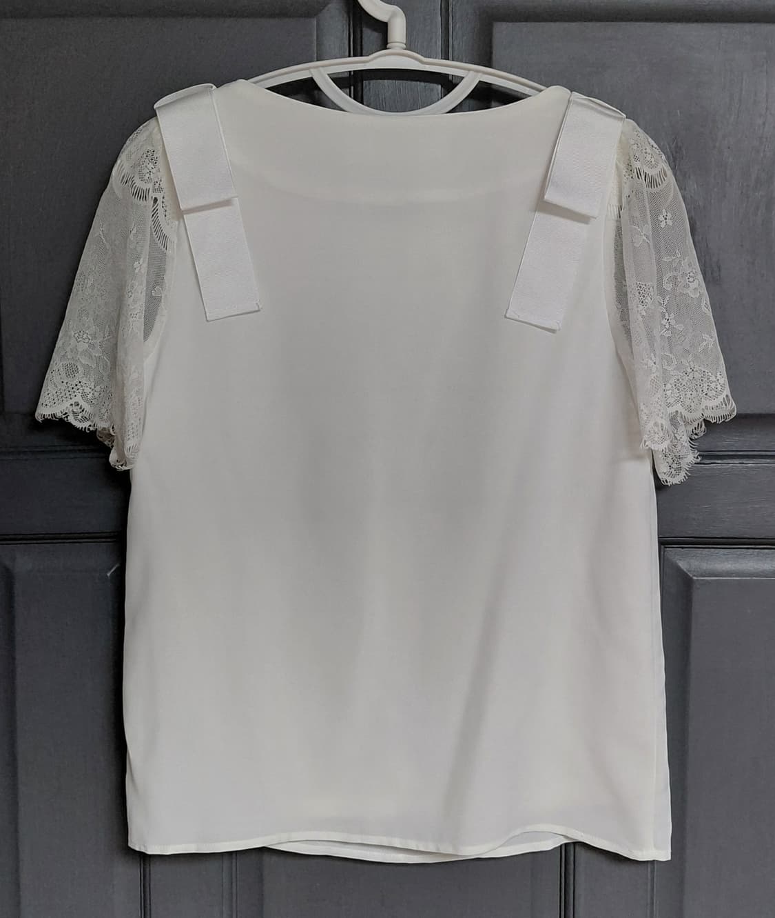 [tocco closet] 토코 클로젯 어깨 리본 레이스 블라우스 상품이미지9