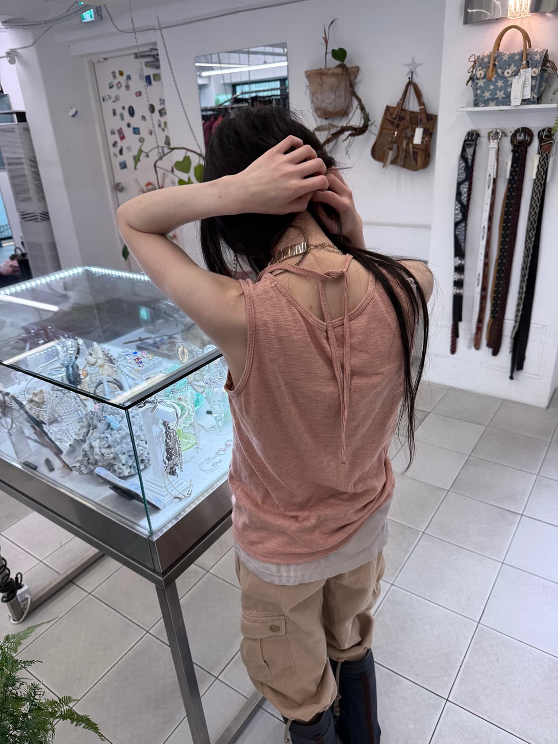 gold dots tank top 상품이미지2